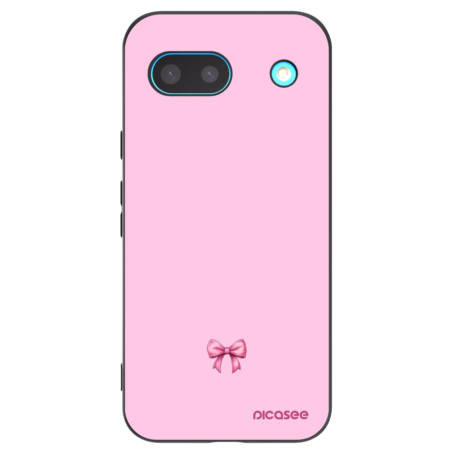 Picasee fekete szilikon tok az alábbi mobiltelefonokra Google Pixel 8 - Blush bow