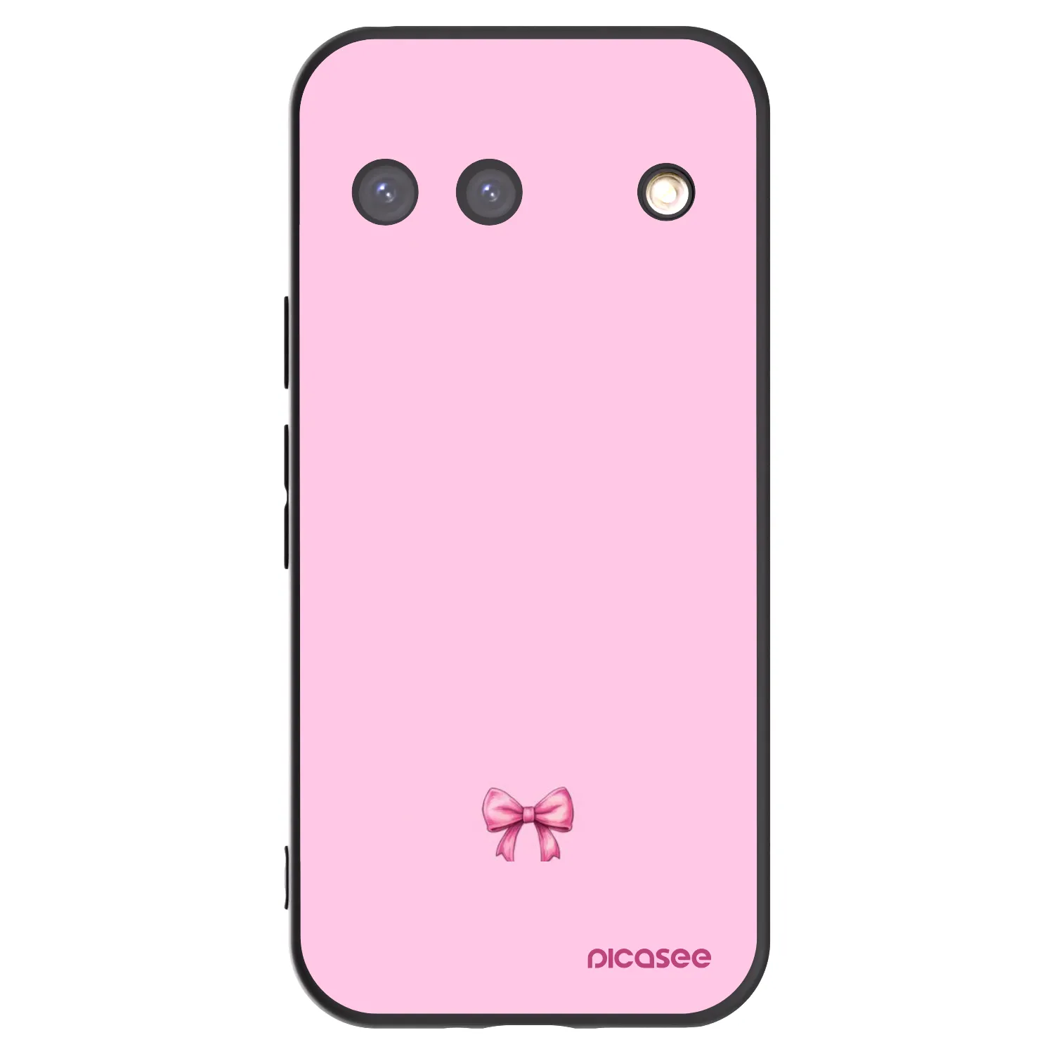 Picasee fekete szilikon tok az alábbi mobiltelefonokra Google Pixel 9 - Blush bow