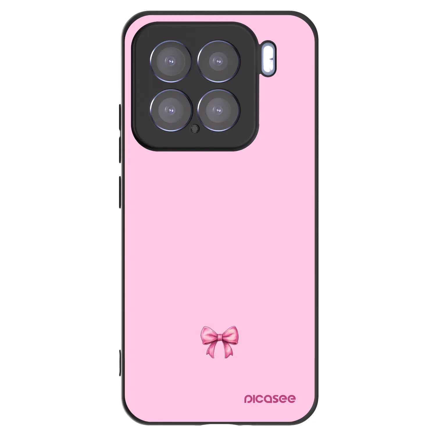 Picasee fekete szilikon tok az alábbi mobiltelefonokra Xiaomi 15 - Blush bow