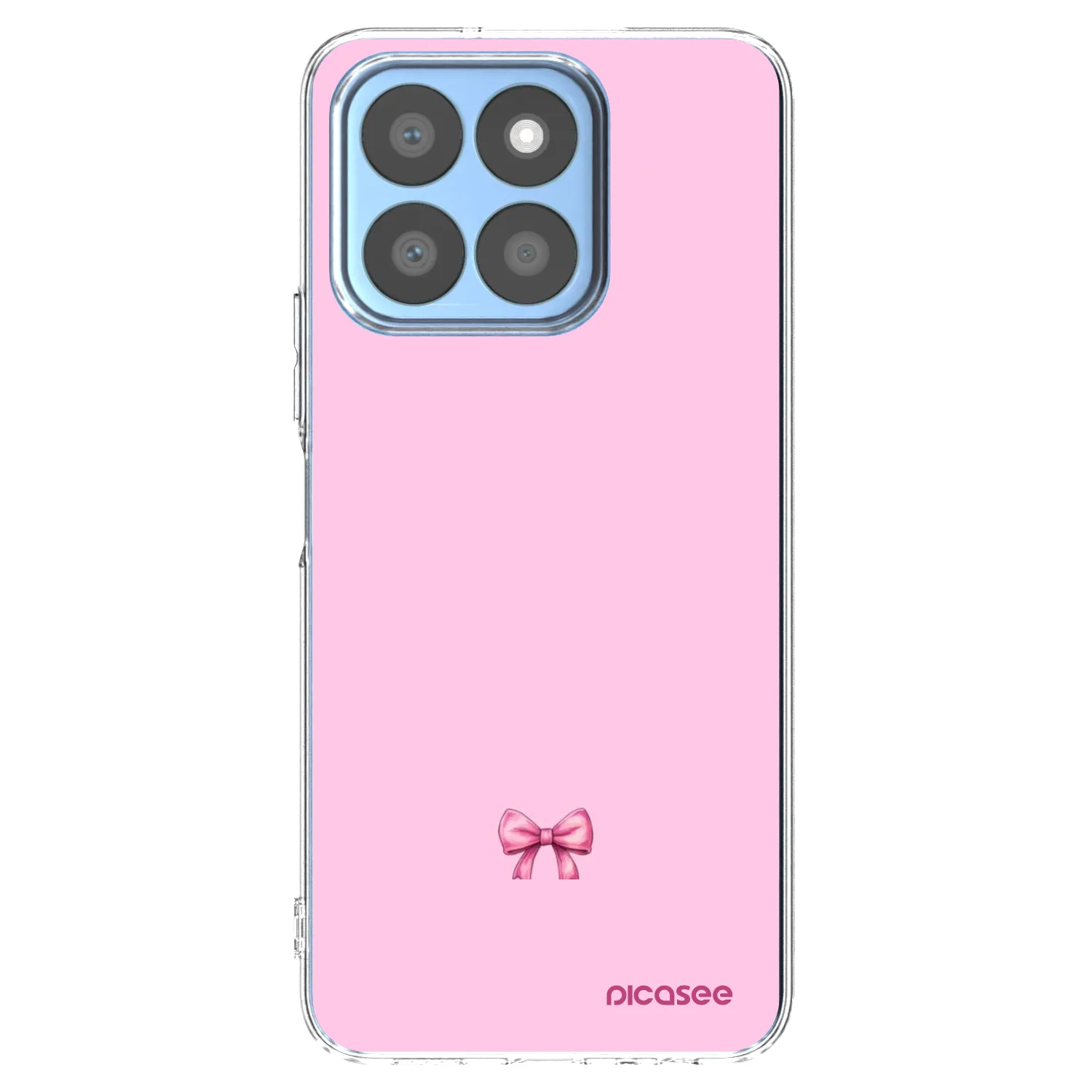 Picasee átlátszó szilikon tok az alábbi mobiltelefonokra Honor X8c - Blush bow