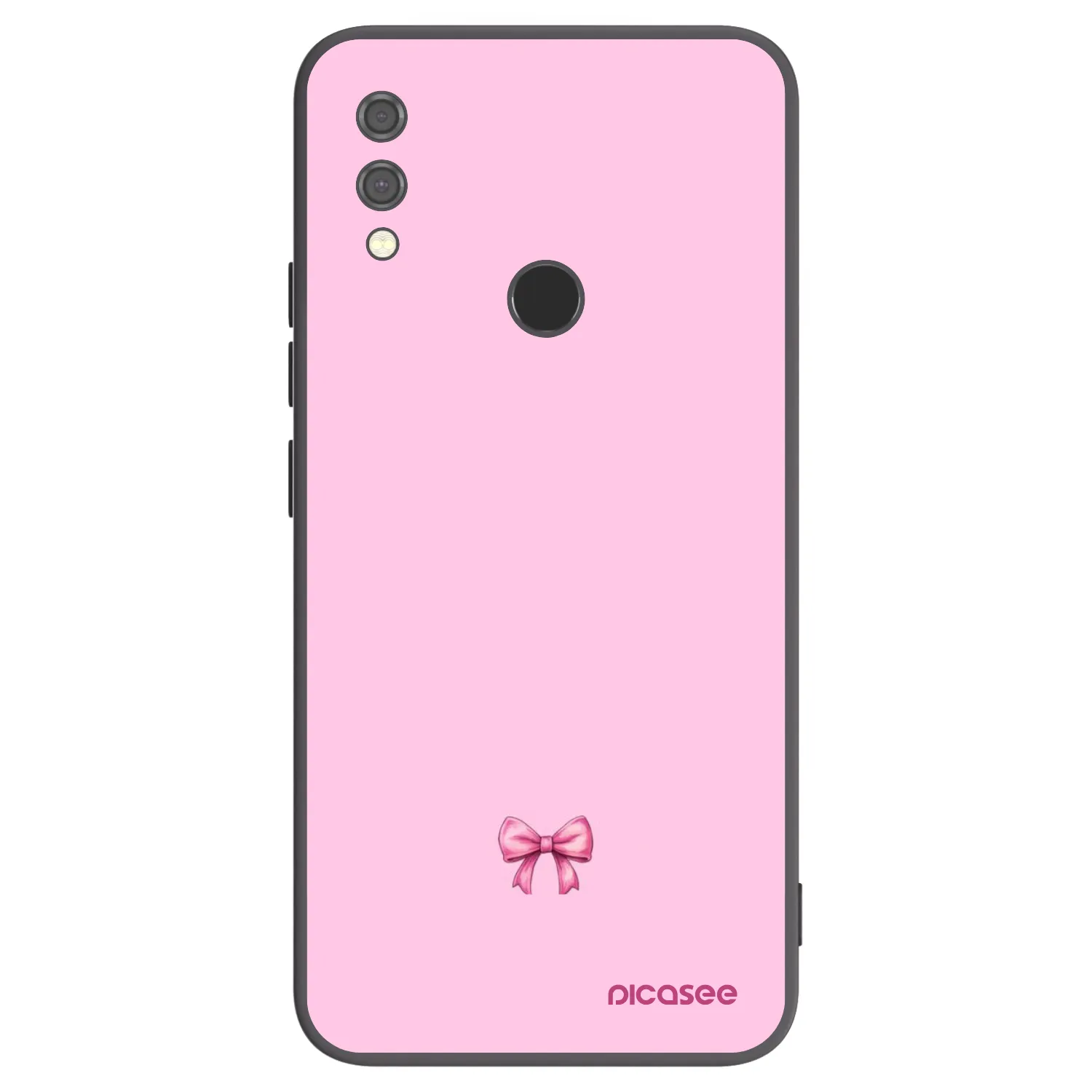 Picasee fekete szilikon tok az alábbi mobiltelefonokra Xiaomi Redmi Note 7 - Blush bow