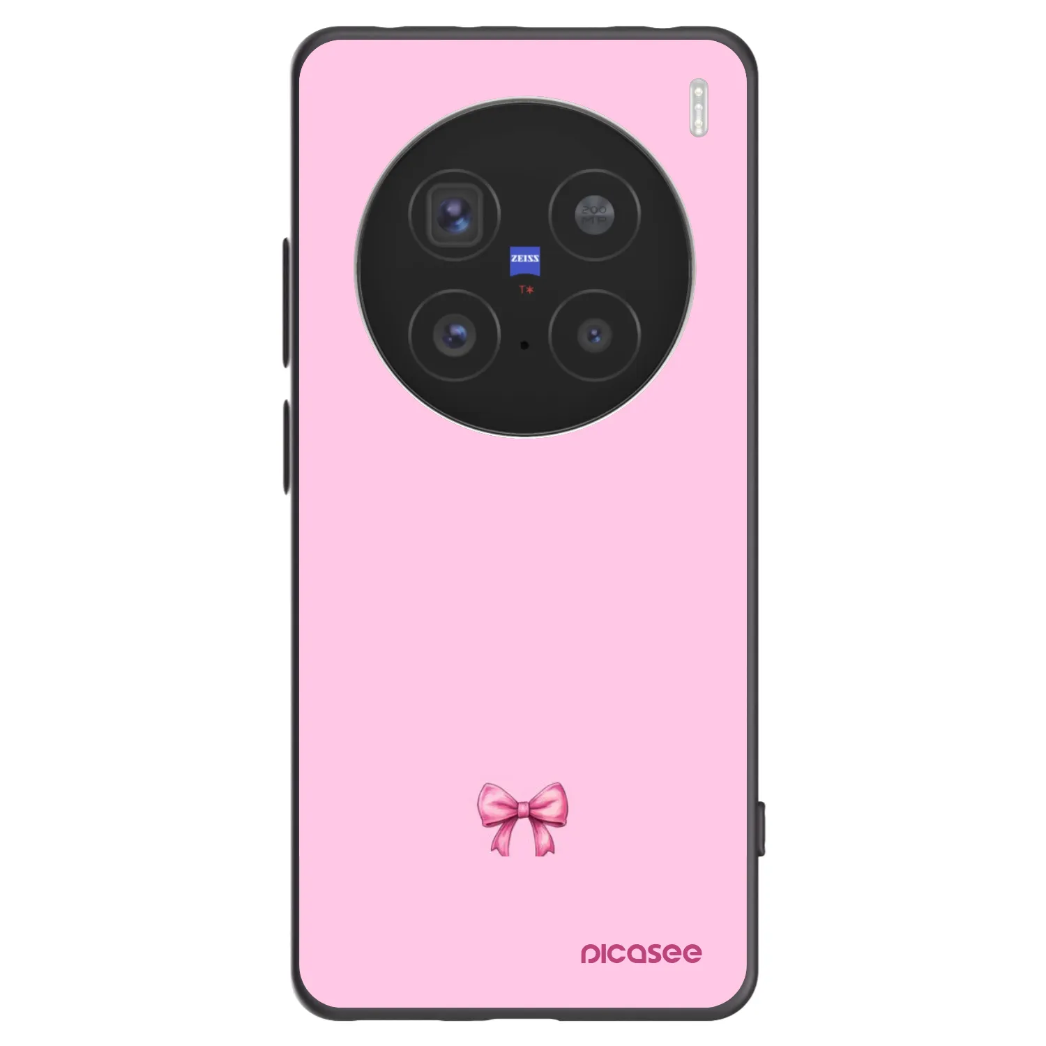 Picasee fekete szilikon tok az alábbi mobiltelefonokra Vivo X200 Pro - Blush bow