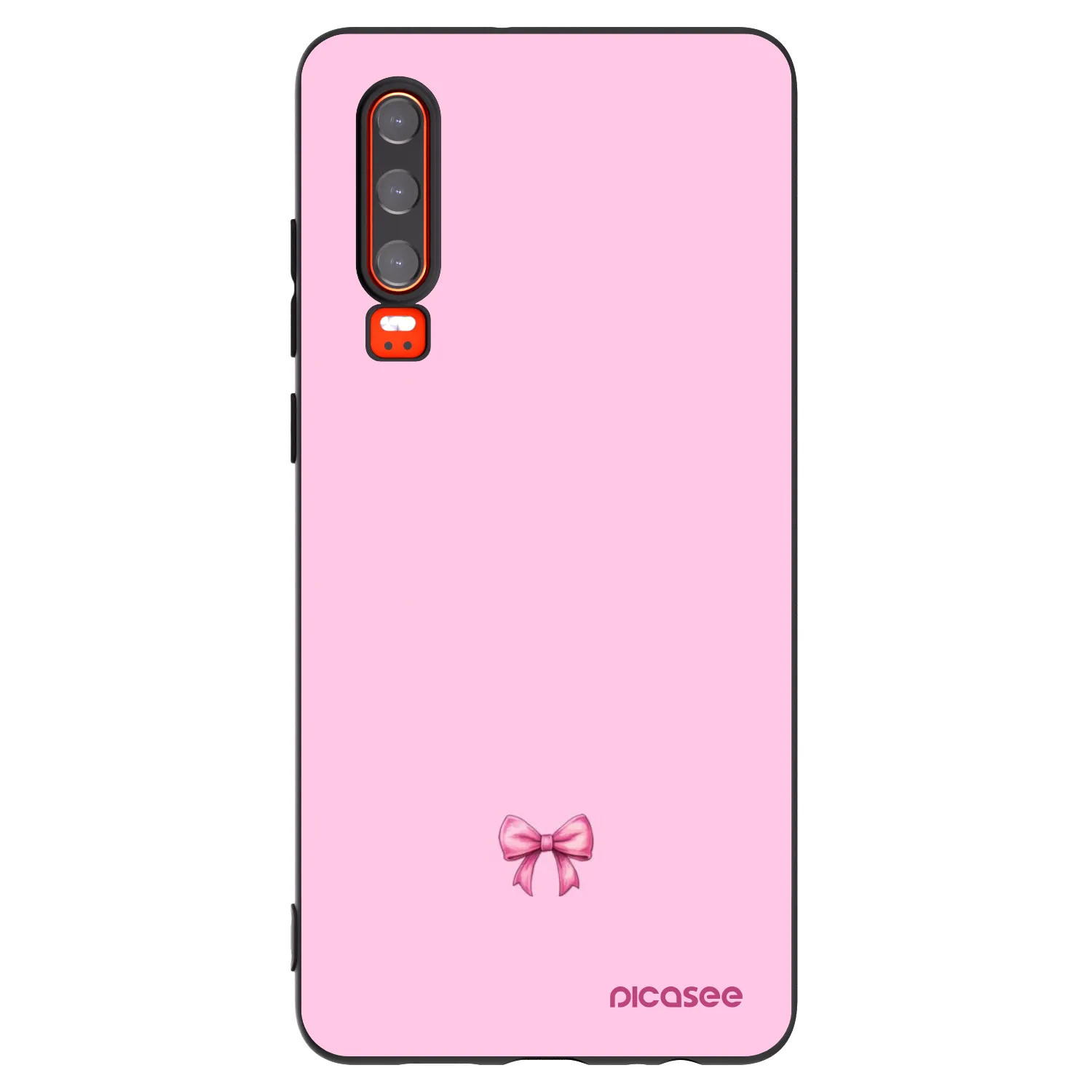 Picasee fekete szilikon tok az alábbi mobiltelefonokra Huawei P30 - Blush bow