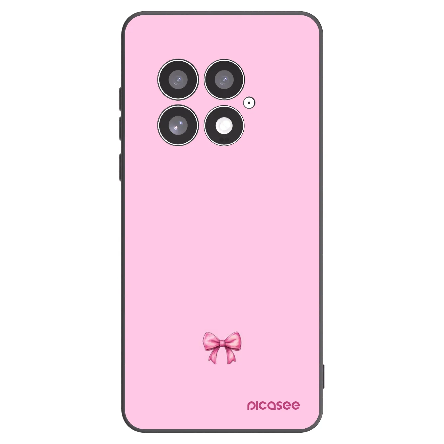 Picasee fekete szilikon tok az alábbi mobiltelefonokra OnePlus 13 5G - Blush bow