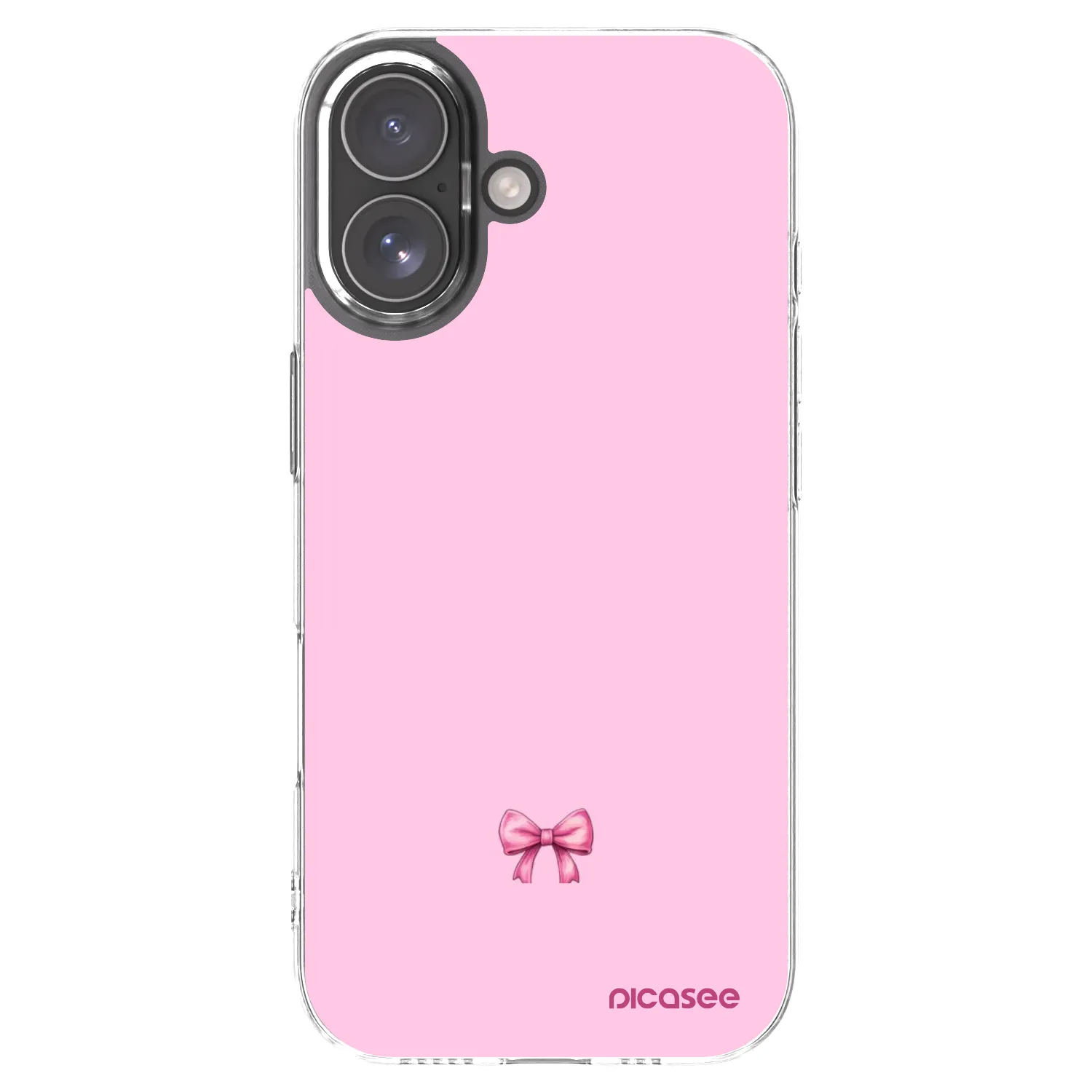 Picasee átlátszó szilikon tok az alábbi mobiltelefonokra Apple iPhone 17 - Blush bow
