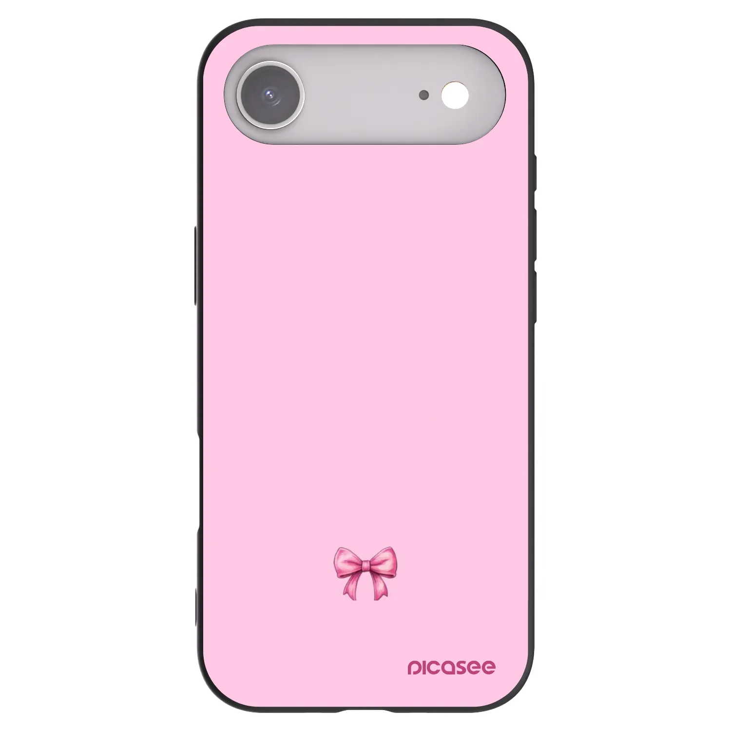 Picasee fekete szilikon tok az alábbi mobiltelefonokra Apple iPhone Air - Blush bow