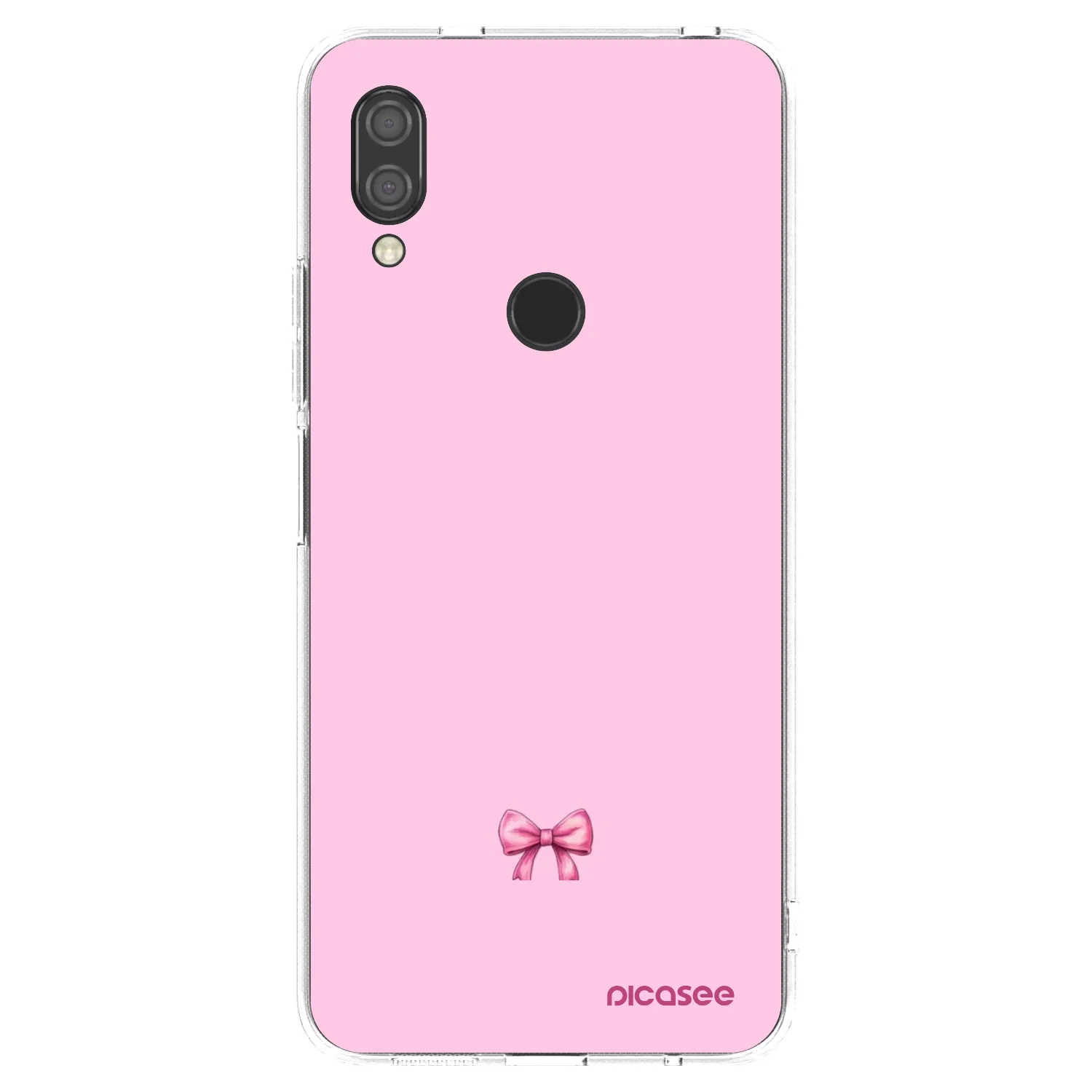 Picasee átlátszó szilikon tok az alábbi mobiltelefonokra Xiaomi Redmi 7 - Blush bow