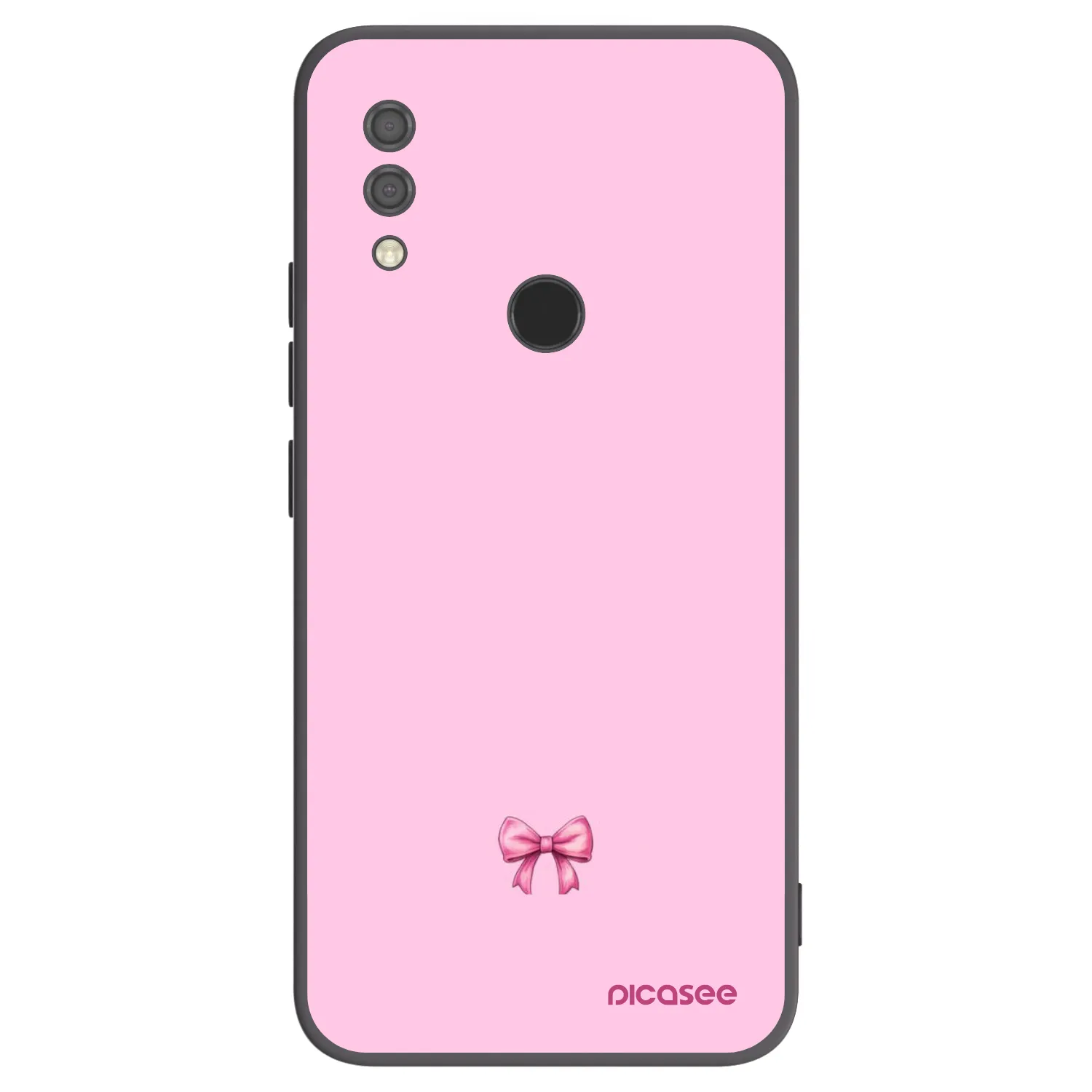 Picasee fekete szilikon tok az alábbi mobiltelefonokra Xiaomi Redmi 7 - Blush bow