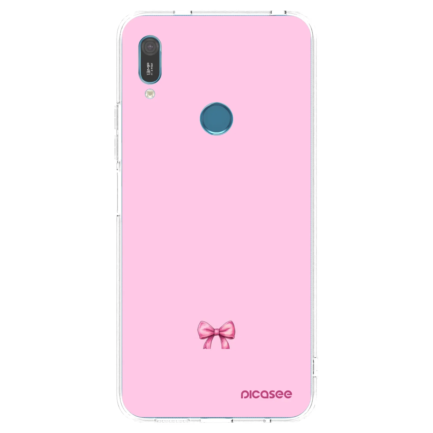 Picasee átlátszó szilikon tok az alábbi mobiltelefonokra Huawei Y6 2019 - Blush bow