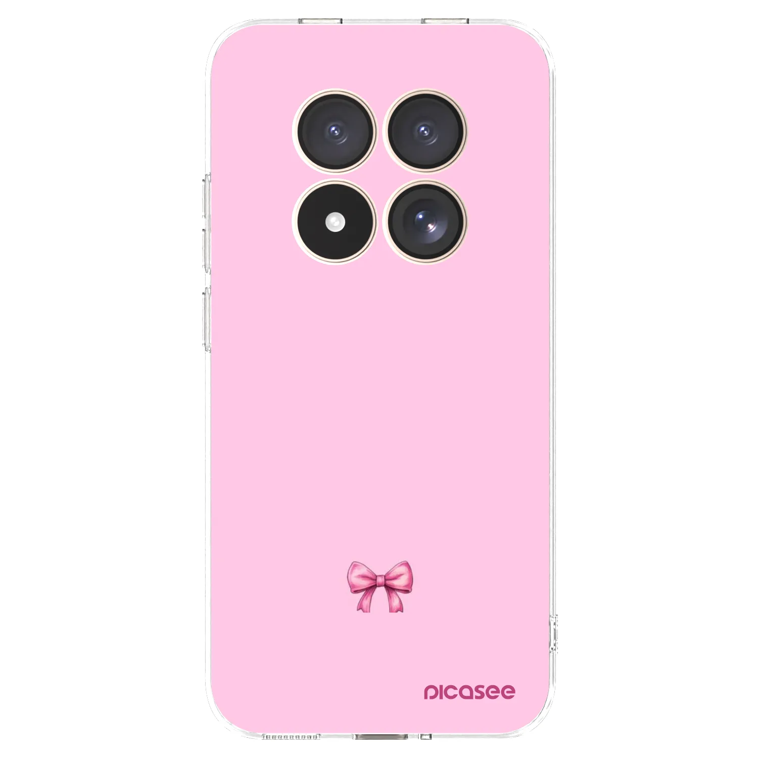 Picasee átlátszó szilikon tok az alábbi mobiltelefonokra Xiaomi Redmi Note 15 Pro 4G - Blush bow