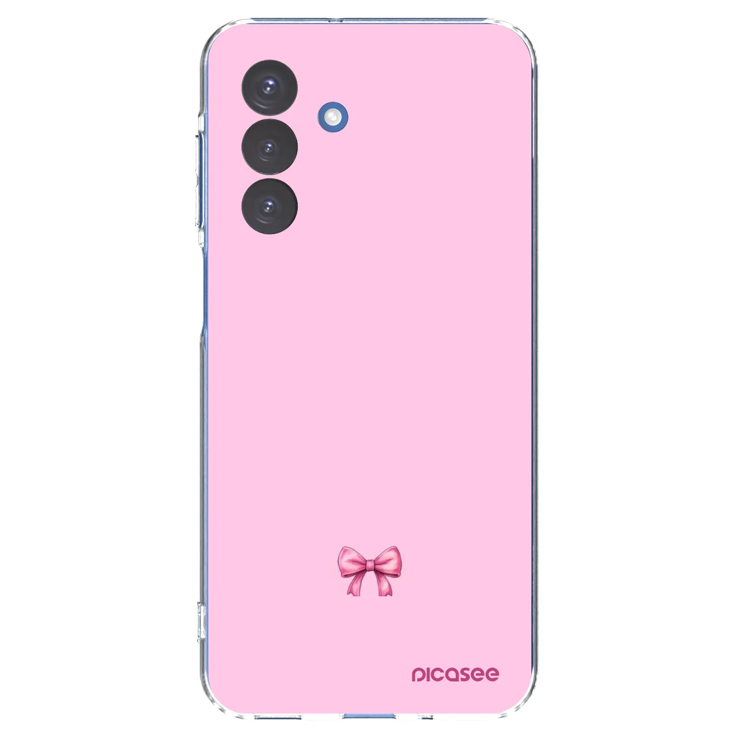 Picasee átlátszó szilikon tok az alábbi mobiltelefonokra Samsung Galaxy A17 5G - Blush bow