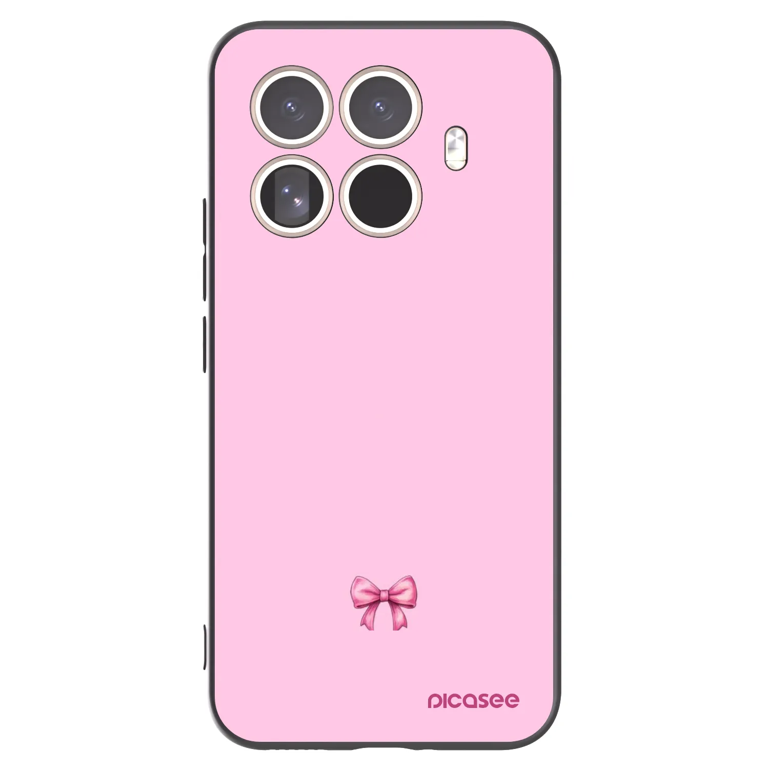 Picasee fekete szilikon tok az alábbi mobiltelefonokra Xiaomi 15T Pro - Blush bow