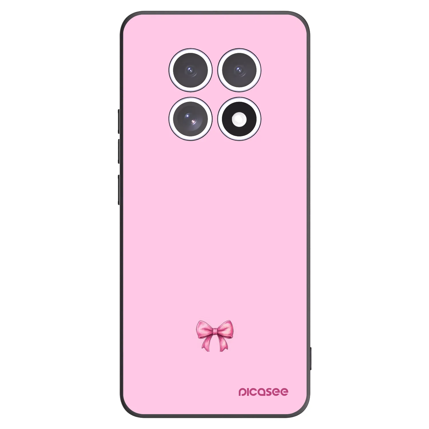 Picasee fekete szilikon tok az alábbi mobiltelefonokra Xiaomi Redmi Note 15 - Blush bow