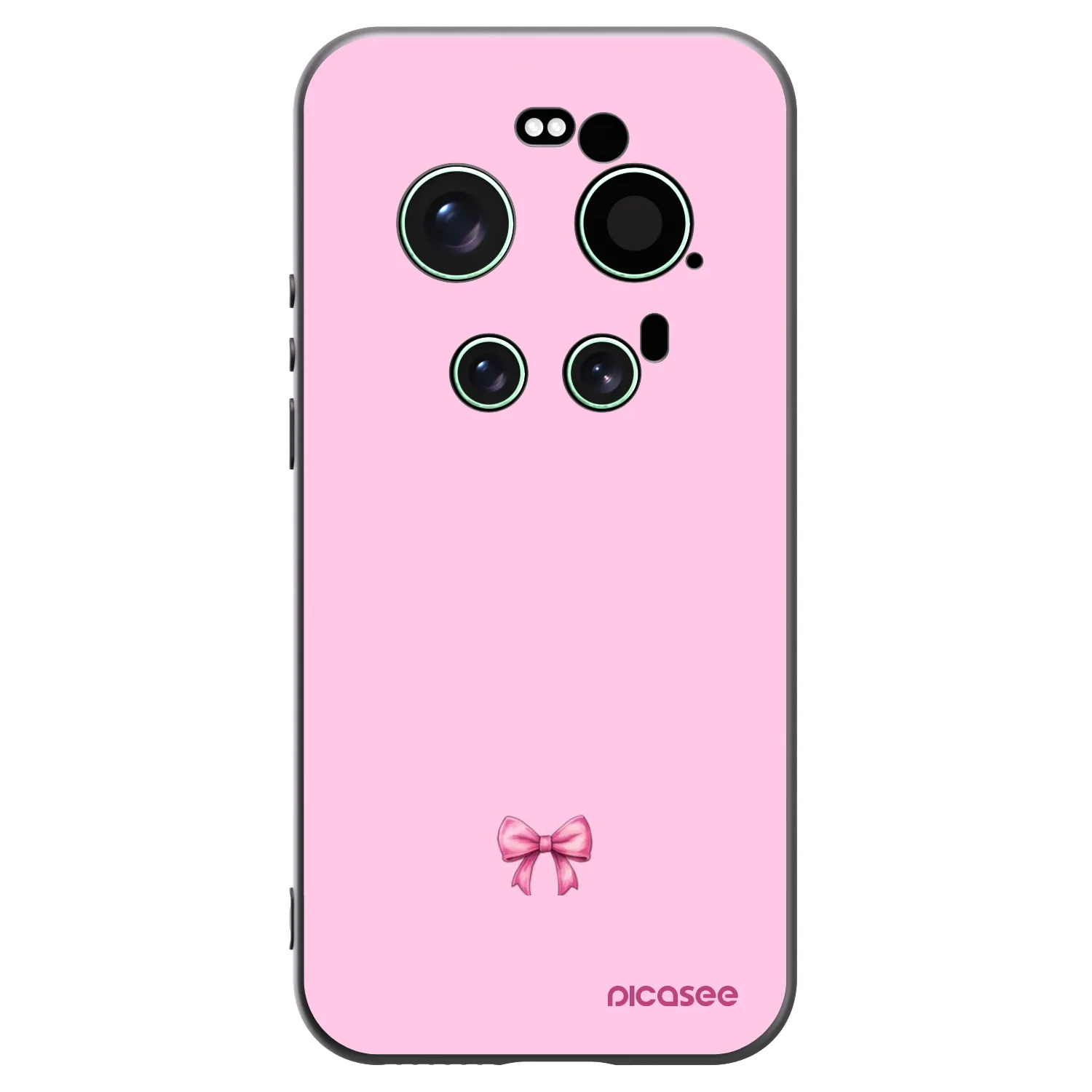 Picasee fekete szilikon tok az alábbi mobiltelefonokra Xiaomi 17 Ultra - Blush bow