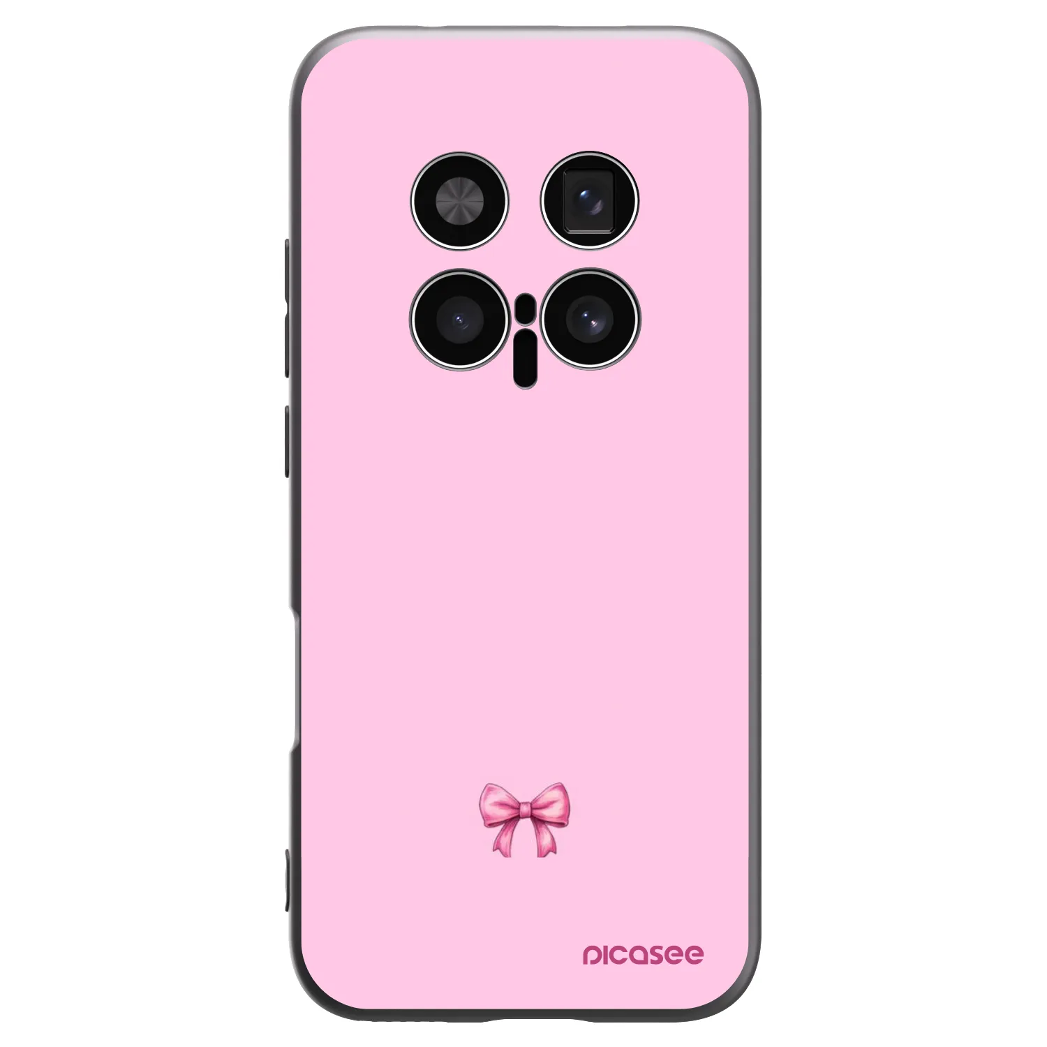 Picasee fekete szilikon tok az alábbi mobiltelefonokra Honor Magic8 Pro 5G - Blush bow