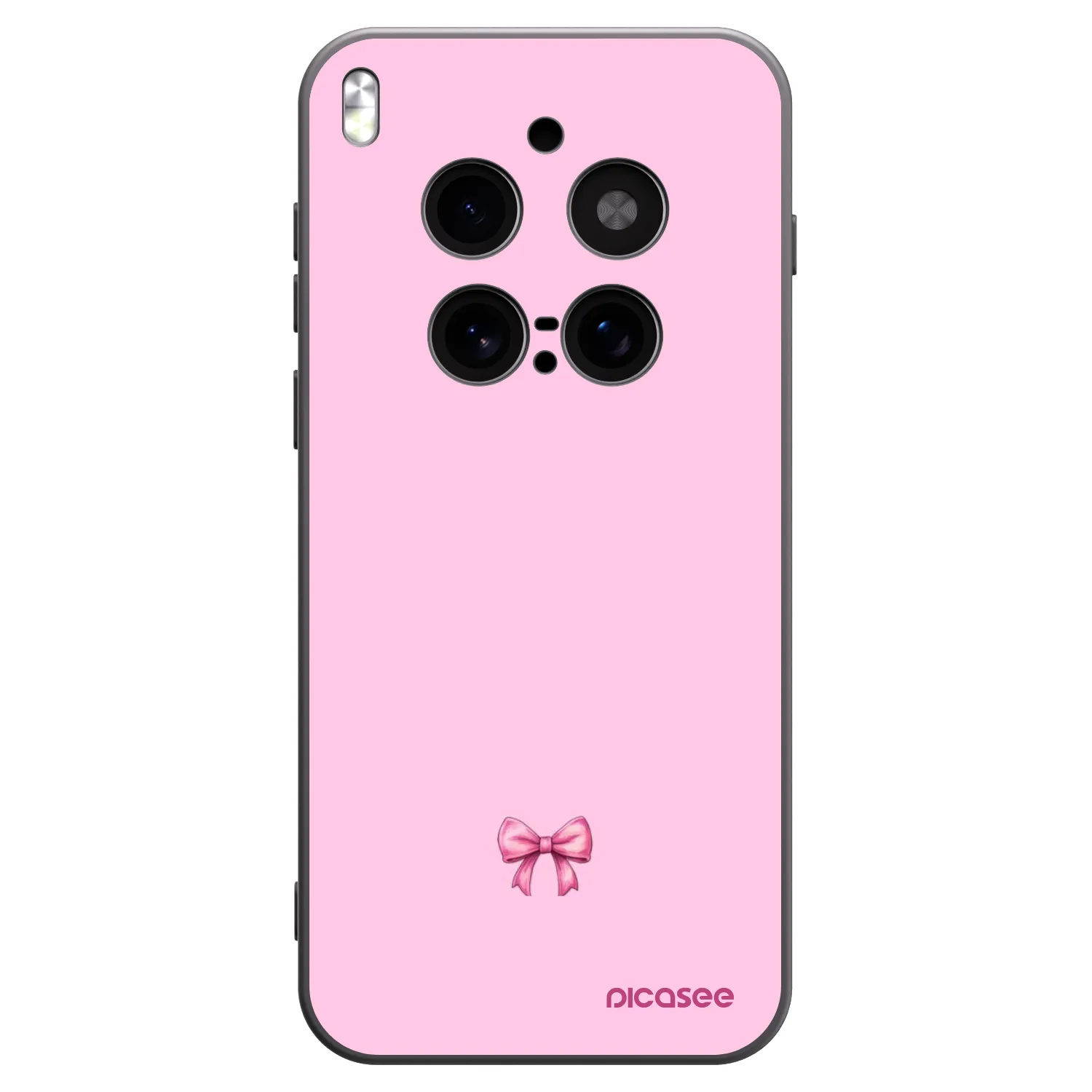 Picasee fekete szilikon tok az alábbi mobiltelefonokra Vivo X300 Pro - Blush bow