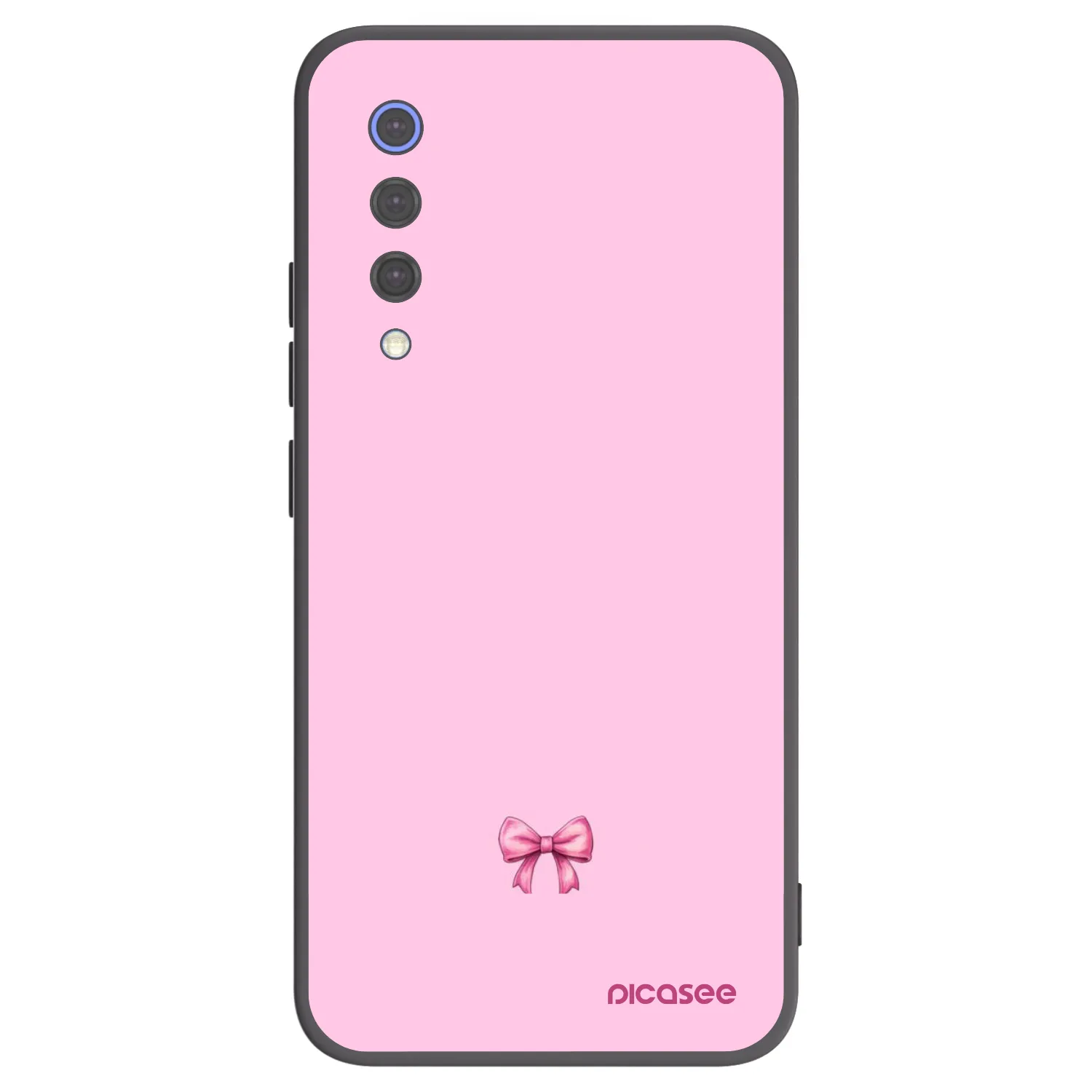 Picasee fekete szilikon tok az alábbi mobiltelefonokra Xiaomi Mi 9 SE - Blush bow