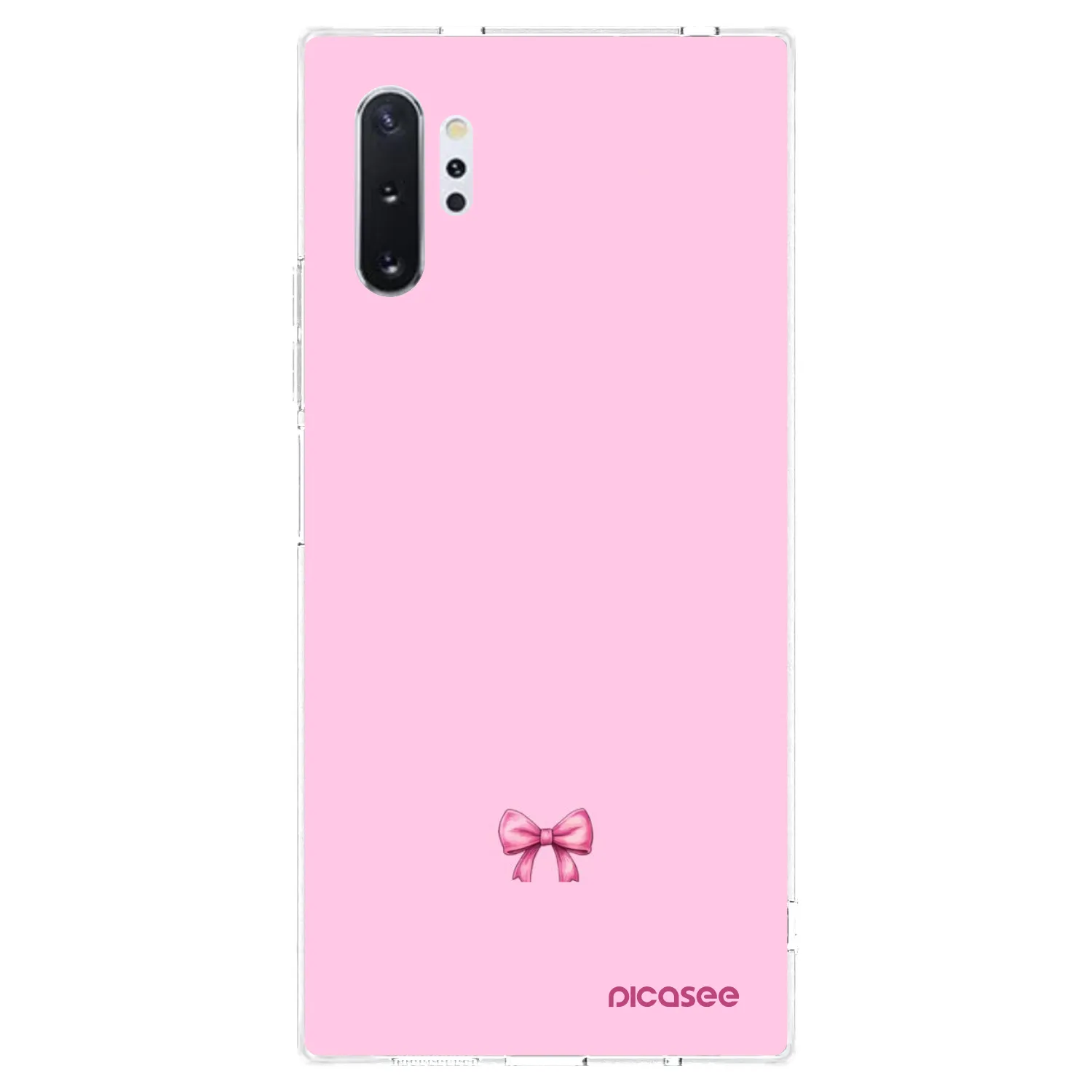 Picasee átlátszó szilikon tok az alábbi mobiltelefonokra Samsung Galaxy Note 10+ N975F - Blush bow