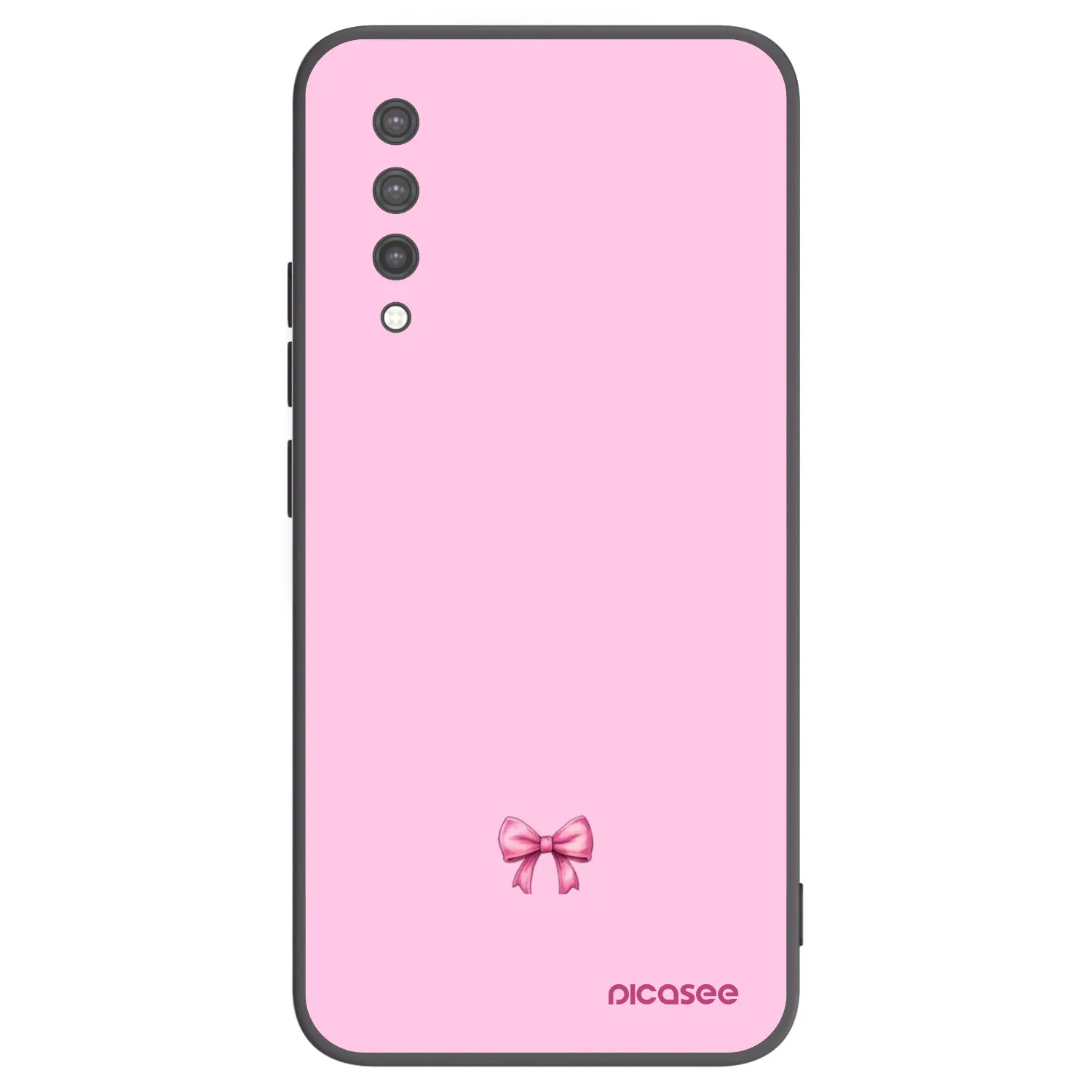 Picasee fekete szilikon tok az alábbi mobiltelefonokra Xiaomi Mi 9 Lite - Blush bow