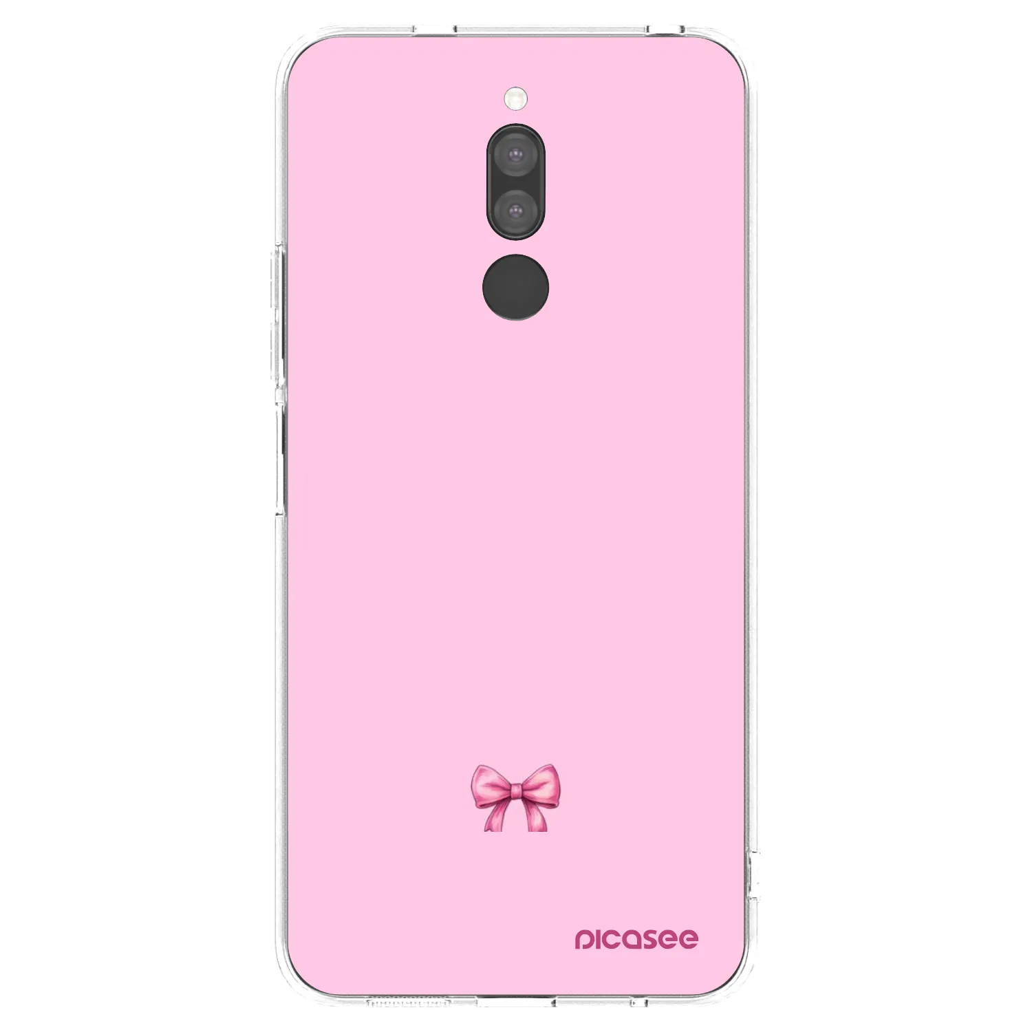 Picasee átlátszó szilikon tok az alábbi mobiltelefonokra Xiaomi Redmi 8 - Blush bow