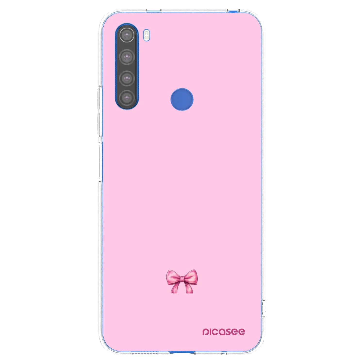 Picasee átlátszó szilikon tok az alábbi mobiltelefonokra Xiaomi Redmi Note 8T - Blush bow