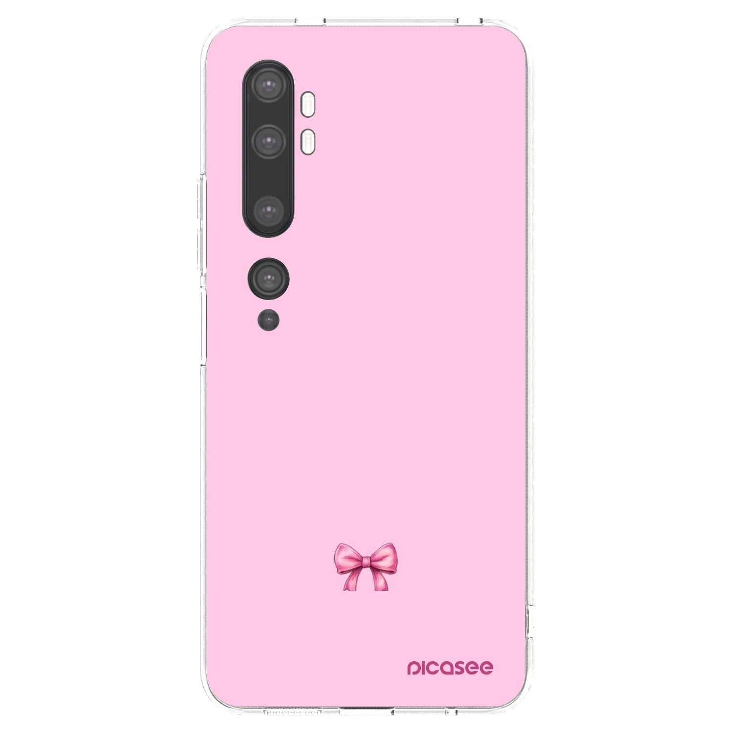 Picasee átlátszó szilikon tok az alábbi mobiltelefonokra Xiaomi Mi Note 10 (Pro) - Blush bow