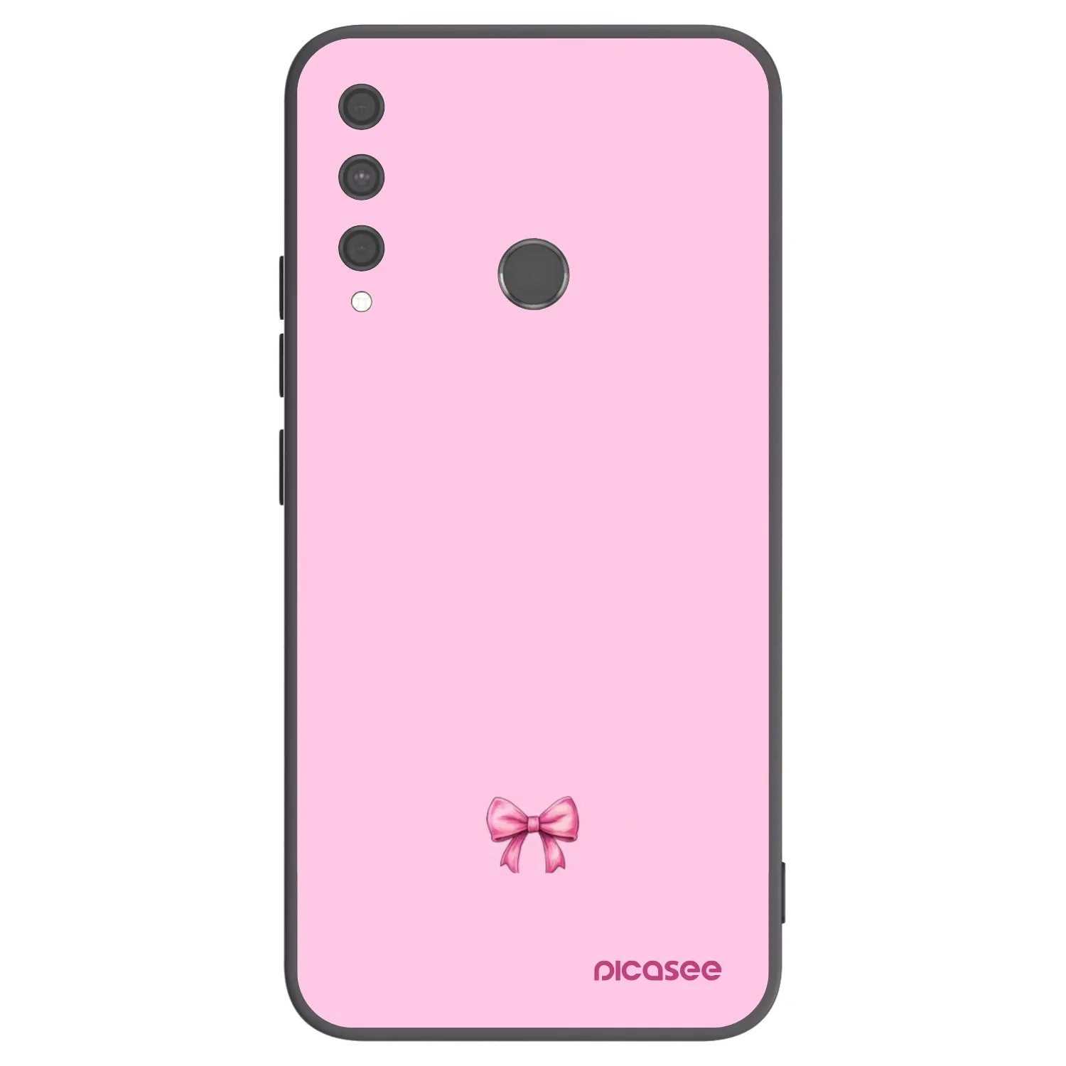 Picasee fekete szilikon tok az alábbi mobiltelefonokra Huawei P40 Lite E - Blush bow
