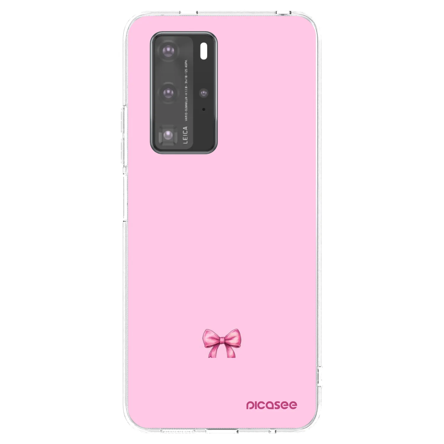 Picasee átlátszó szilikon tok az alábbi mobiltelefonokra Huawei P40 Pro - Blush bow