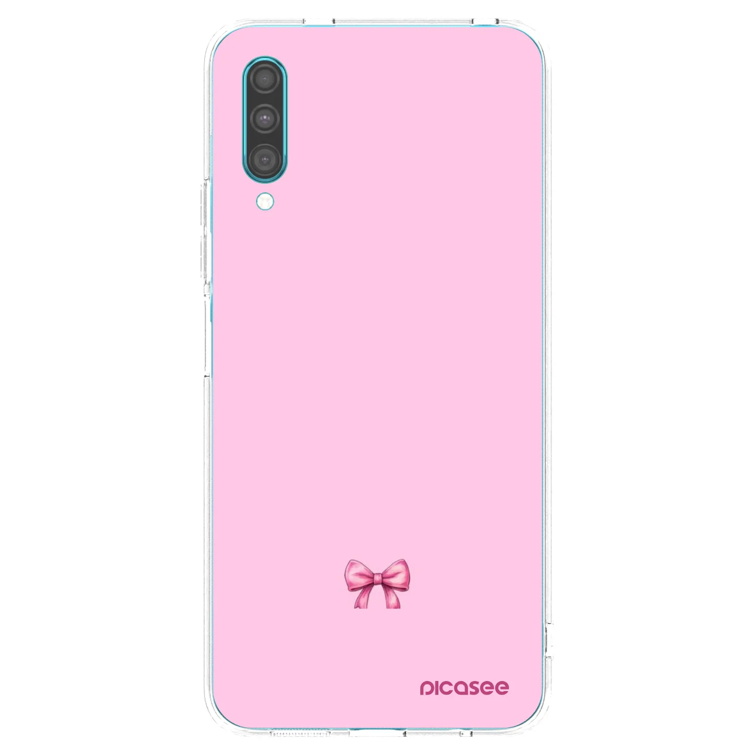 Picasee átlátszó szilikon tok az alábbi mobiltelefonokra Samsung Galaxy A30s A307F - Blush bow