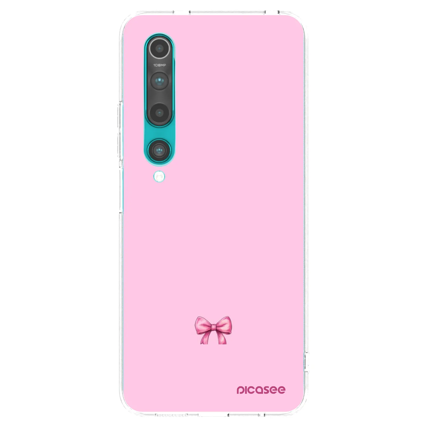 Picasee átlátszó szilikon tok az alábbi mobiltelefonokra Xiaomi Mi 10 - Blush bow