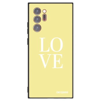 Picasee fekete szilikon tok az alábbi mobiltelefonokra Samsung Galaxy Note 20 Ultra - Love
