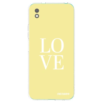 Picasee fekete szilikon tok az alábbi mobiltelefonokra Xiaomi Redmi 9A - Love