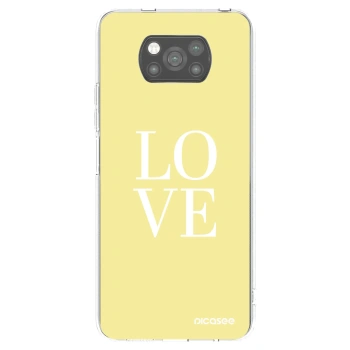 Picasee fekete szilikon tok az alábbi mobiltelefonokra Xiaomi Poco X3 - Love