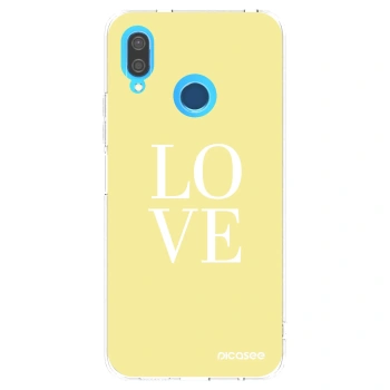 Picasee átlátszó szilikon tok az alábbi mobiltelefonokra Huawei P20 Lite - Love