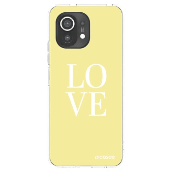 Picasee átlátszó szilikon tok az alábbi mobiltelefonokra Xiaomi Mi 11 - Love