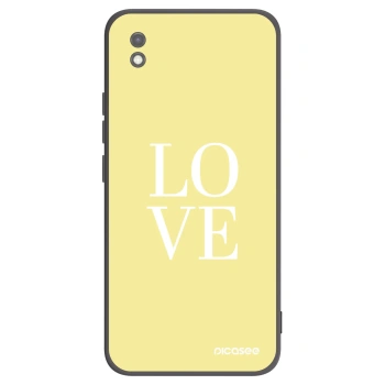 Picasee fekete szilikon tok az alábbi mobiltelefonokra Xiaomi Redmi 9AT - Love