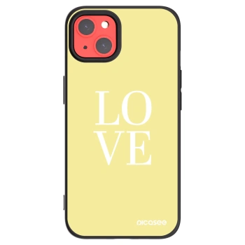Picasee fekete szilikon tok az alábbi mobiltelefonokra Apple iPhone 13 - Love