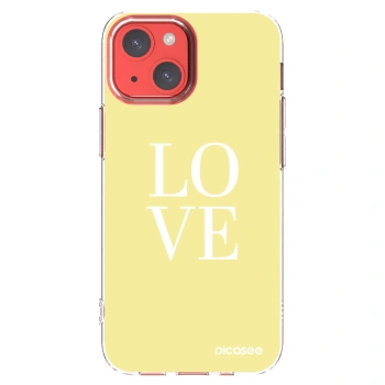 Picasee átlátszó szilikon tok az alábbi mobiltelefonokra Apple iPhone 13 mini - Love