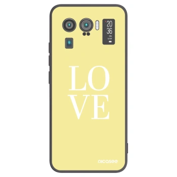 Picasee fekete szilikon tok az alábbi mobiltelefonokra Xiaomi Mi 11 Ultra - Love