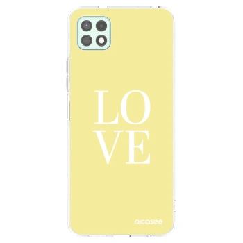Picasee átlátszó szilikon tok az alábbi mobiltelefonokra Samsung Galaxy A22 A226B 5G - Love