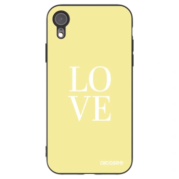 Picasee fekete szilikon tok az alábbi mobiltelefonokra Apple iPhone 6 Plus/6S Plus - Love