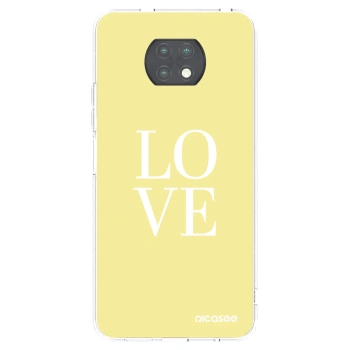 Picasee átlátszó szilikon tok az alábbi mobiltelefonokra Xiaomi Redmi Note 9T - Love