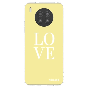 Picasee átlátszó szilikon tok az alábbi mobiltelefonokra Huawei Nova 8i - Love
