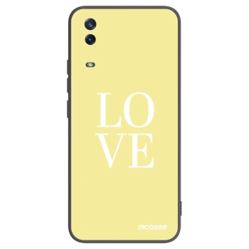 Picasee fekete szilikon tok az alábbi mobiltelefonokra Vivo Y11s - Love