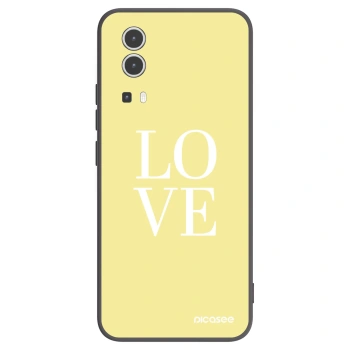 Picasee fekete szilikon tok az alábbi mobiltelefonokra Vivo Y72 5G - Love