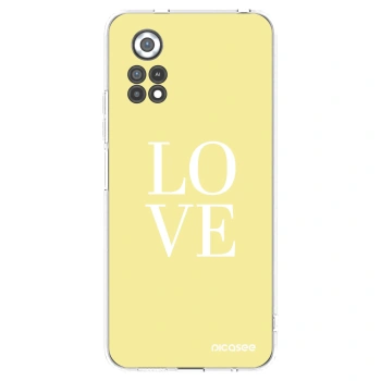 Picasee átlátszó szilikon tok az alábbi mobiltelefonokra Xiaomi Poco X4 Pro 5G - Love