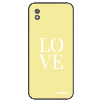 Picasee fekete szilikon tok az alábbi mobiltelefonokra Realme C11 (2021) - Love
