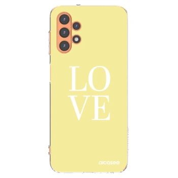 Picasee átlátszó szilikon tok az alábbi mobiltelefonokra Samsung Galaxy A13 4G A135 - Love
