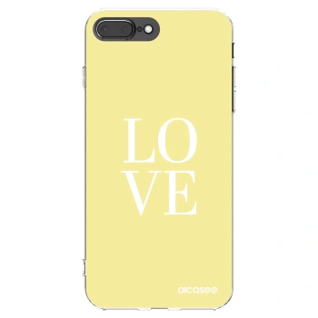 Picasee átlátszó szilikon tok az alábbi mobiltelefonokra Apple iPhone 8 Plus - Love