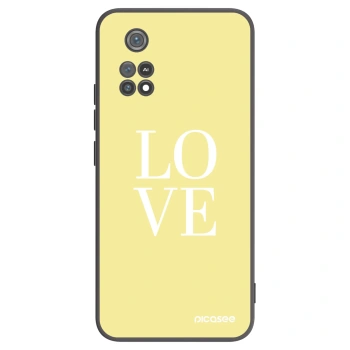 Picasee fekete szilikon tok az alábbi mobiltelefonokra Xiaomi Poco M4 Pro - Love